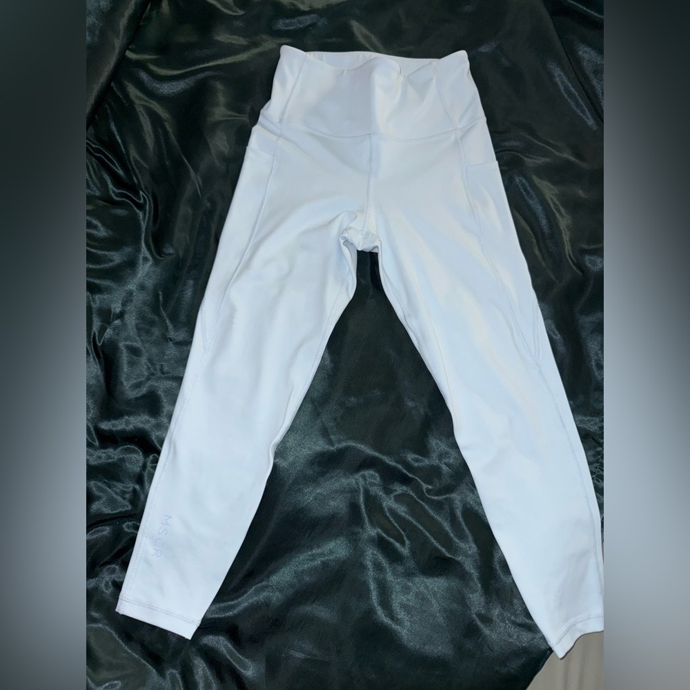 MUSCLE REPUBLIC Sculpt Pocket Leggings - Powder Blue